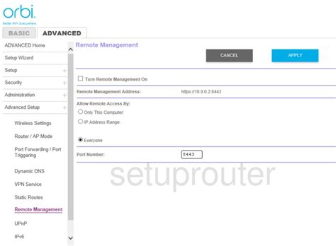 All Screenshots for the Netgear Orbi RBR50