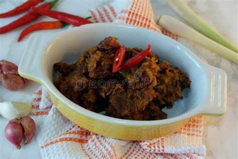 Rendang is Indonesian Famous Traditional Food Stock Image - Image of kerisik, delicious: 155693731