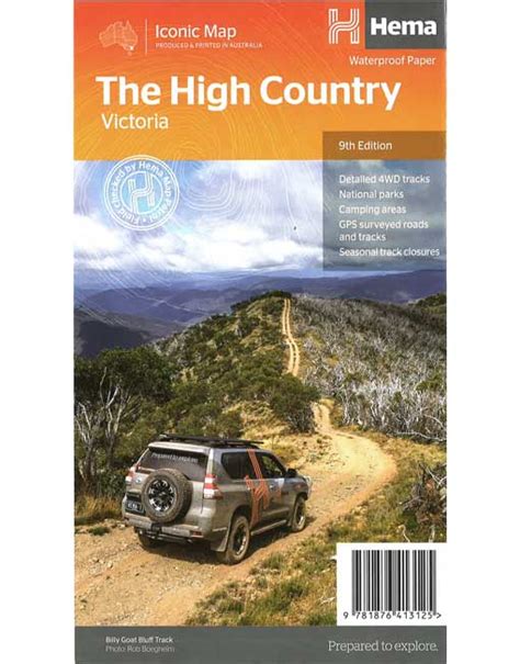 HIGH COUNTRY VICTORIA MAP - AFN Fishing & Outdoors