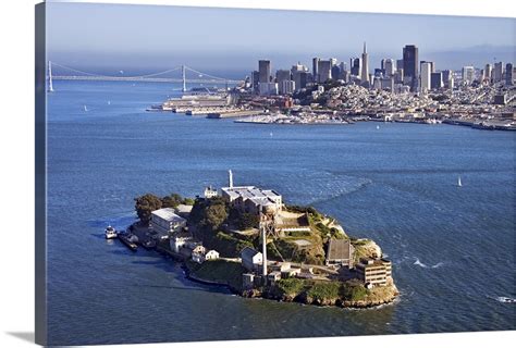 Aerial view of Alcatraz Prison Wall Art, Canvas Prints, Framed Prints, Wall Peels | Great Big Canvas