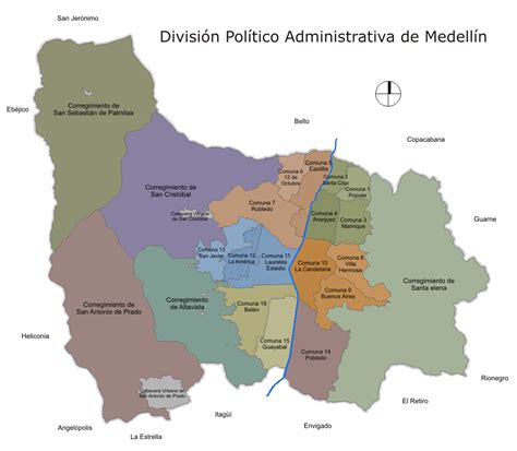 Mapa de Medellin