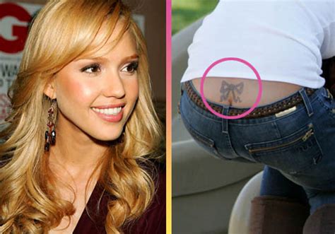 Jessica Alba tattoos