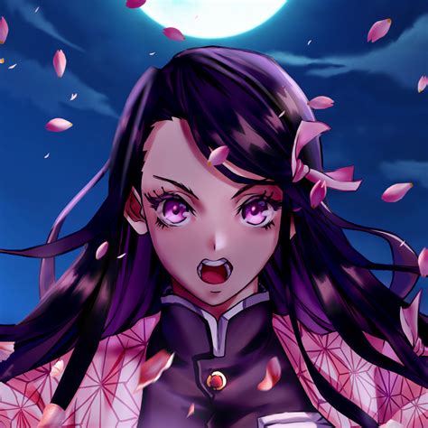 1080x1080 Resolution Nezuko Kamado Angry Kimetsu no Yaiba Art 1080x1080 ...