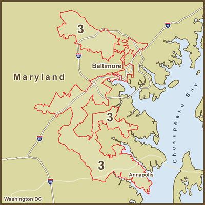 A Map of the Strange Borders of Maryland's Congressional D… | Flickr