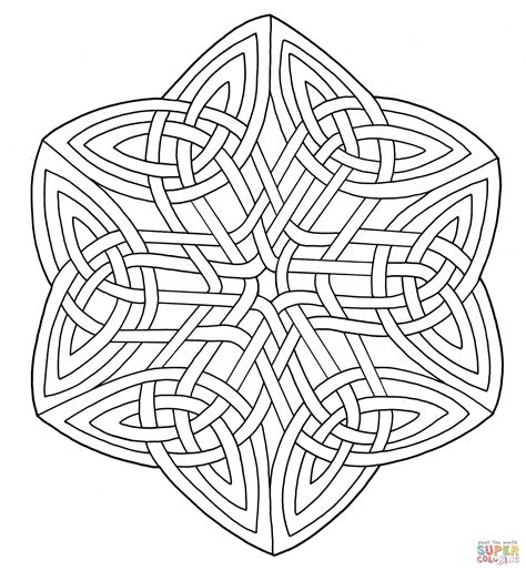 Celtic Knot Coloring Pages Template Clipart Free Printable Coloring ...