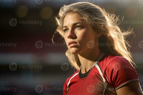 Female rugby players competing on the rugby field 29883471 Stock Photo ...