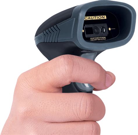 FINGERS 2D-QuickScan WL5 Barcode Scanner wrapped around by the palm