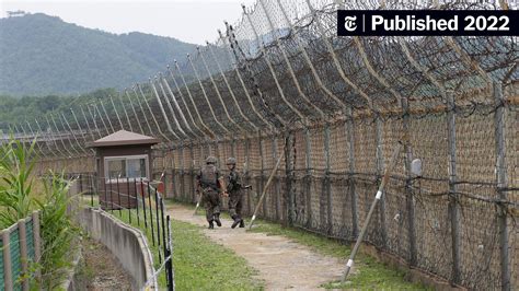 South Korea Says Unknown Person Crossed DMZ Into North - The New York Times