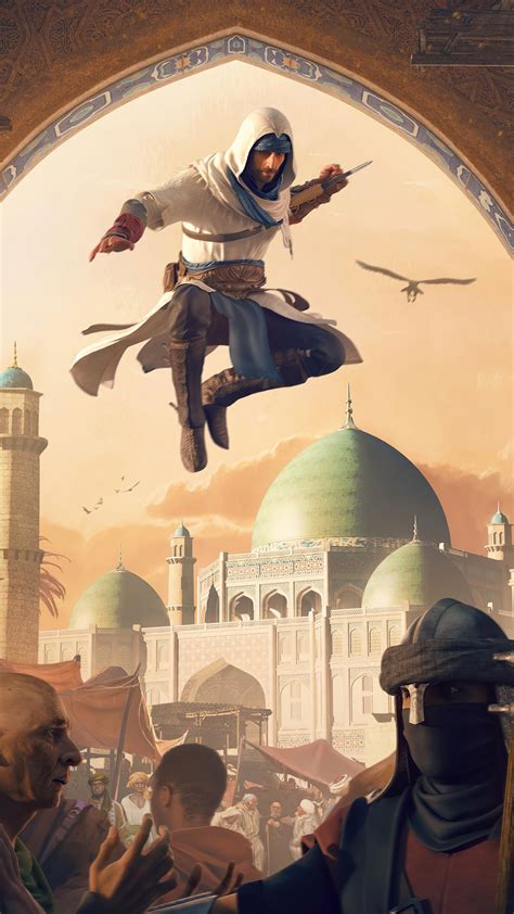 1440x2560 Assassins Creed Mirage 2023 5k Samsung Galaxy S6,S7 ,Google Pixel XL ,Nexus 6,6P ,LG ...