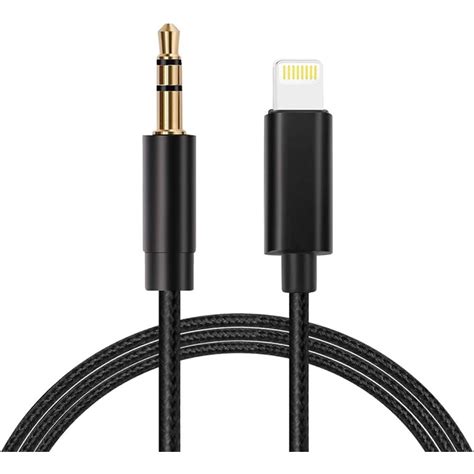 Lightning to 3.5 AUX Braided Audio Adapter Cable | 6969202107037 | CSE - Computer Service Express