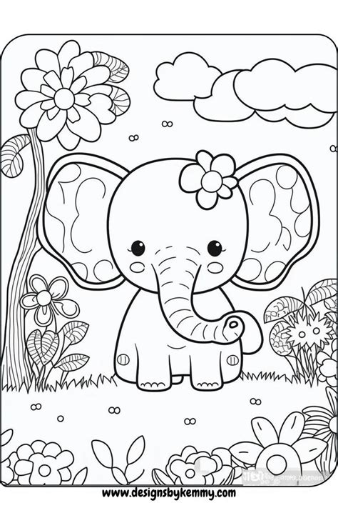 Free Animal Coloring Pages | Kids Coloring Pages | Designs By Kemmy ...