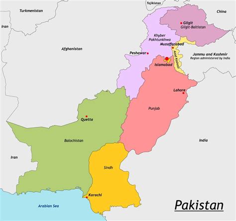 Pakistan Map with Surrounding Border 19627424 Vector Art at Vecteezy