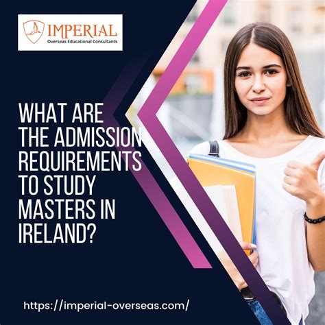 What are the Admission requirements to Study Masters in Ireland?