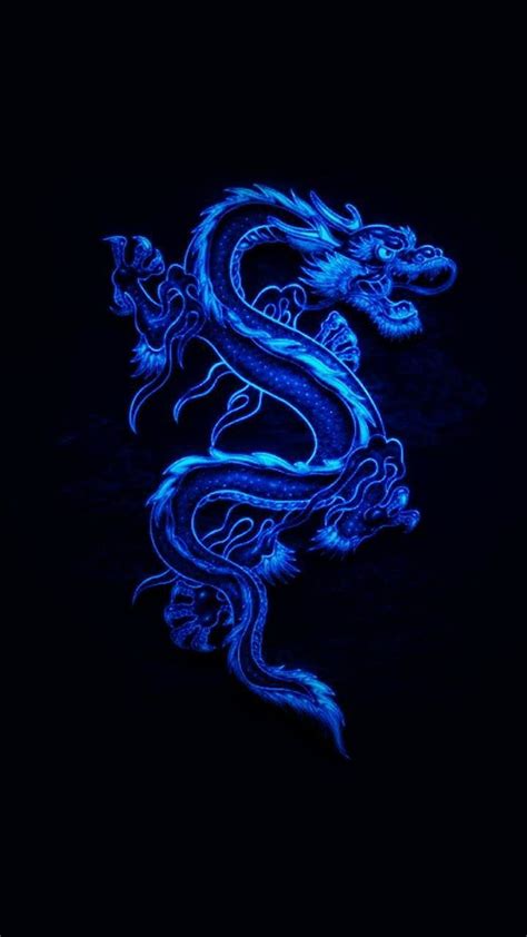 Dragon. Blue aesthetic dark, Blue aesthetic grunge, Blue iphone, Blue Baby Dragon, HD phone ...