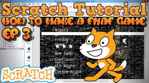 Door And Lights | How To Make A FNAF Game In Scratch | Ep 3 - YouTube