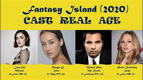 Fantasy Island 2020 Cast Age - YouTube