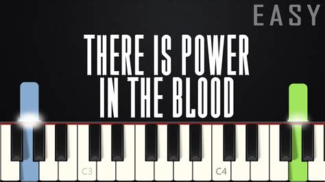 There Is Power In The Blood | EASY PIANO TUTORIAL + SHEET MUSIC by Betacustic - YouTube