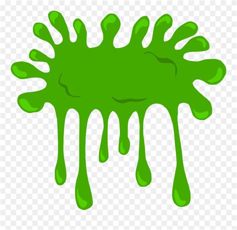 6 Cartoon Green Slime Blots Vector 5 - Slime Cartoon Png Clipart ...