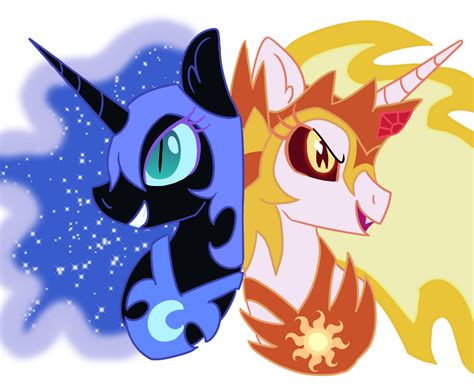 Nightmare Moon And Daybreaker by SaltyBlock76 on DeviantArt