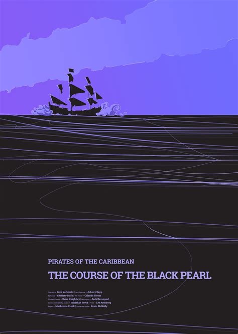 ArtStation - Poster design - The Curse of the Black Pearl