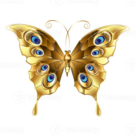 PNG - Gold Butterfly PNG 36053569 PNG