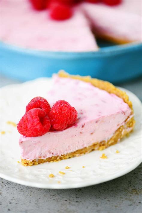 No Bake Raspberry Cheesecake - The Gunny Sack