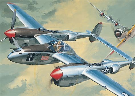 Lockheed P 38j Lightning Wwii Fighter Planes Ww2 Plan - vrogue.co