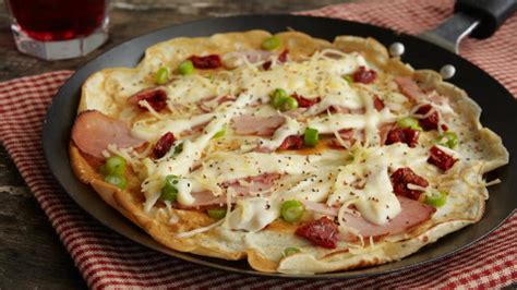 Savoury pancakes with ham and cheese recipe - BBC Food