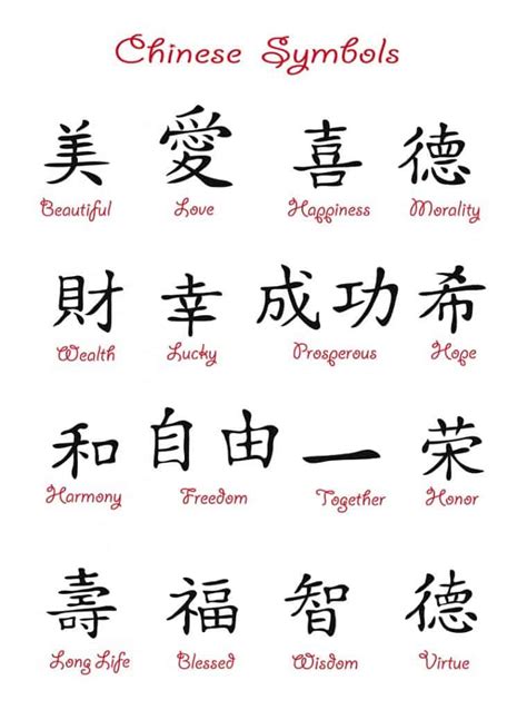 chinese tattoo ideas and meanings - Marlen Mccarter