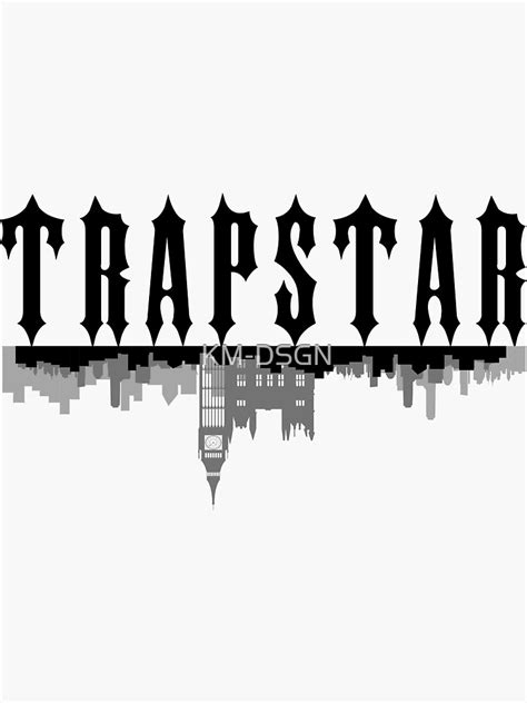 "Trapstar " Sticker for Sale by KM-DSGN | Redbubble