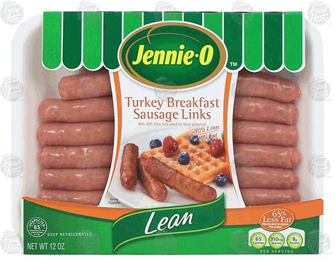 Groceries-Express.com Product Infomation for Jennie-o Lean turkey breakfast sausage links ...