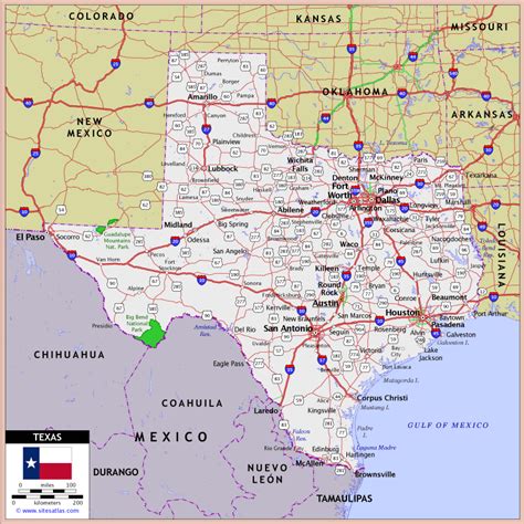 Texas Road Map Free - Map Of Farmland Cave