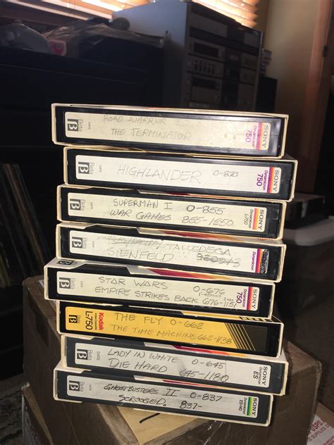 Betamax tape collection begins : r/Betamax