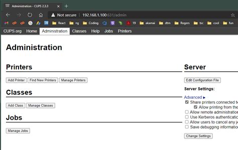 Setup a CUPS Print Server on Ubuntu - northerncoder.ca