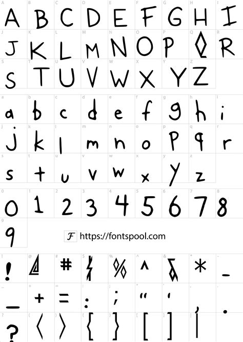 Diary Of A Wimpy Kid Font Free Download Only At Fonts Pool