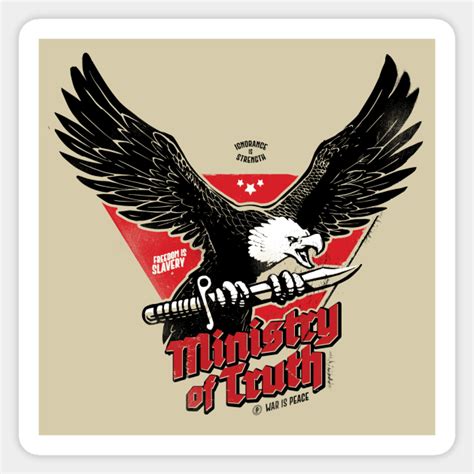 Ministry of Truth - George Orwell - Sticker | TeePublic