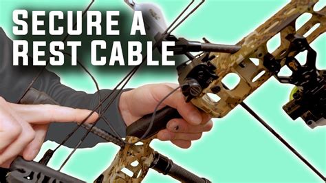 How to Secure a Rest Cable - Compound Bow (Eastmans' Bow Hunting) - BestCompoundBowReviews.com