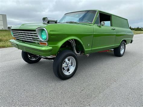 1964 CHEVY NOVA CUSTOM 2dr PANEL WAGON STRAIGHT AXLE GASSER 4spd 400ci 100 PICS for sale ...