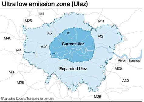 Ulez zone expanded today: Map shows where you will get charged