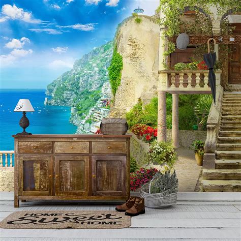 MANSION STAIRS – Merawalaprint - Digital Fresco Wallpaper