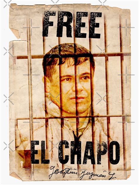 "El Chapo" Sticker for Sale by LeoZitro | Redbubble