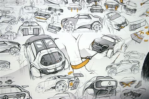 Renault3 | Sketches, Car design sketch, Sketch design