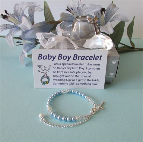 Christening Bracelet Baby Boy Baptism Bracelet Baby to Bride®