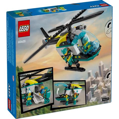 Lego 60405 City Emergency Rescue Helicopter (226 Pieces) — Toycra