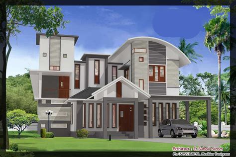 Beautiful Kerala Home Plan and Elevation at 2023 sq.ft