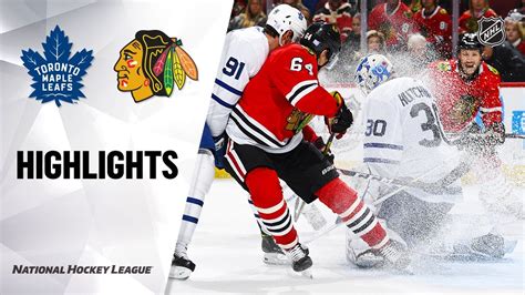 NHL Highlights | Maple Leafs @ Blackhawks 11/10/19 - YouTube