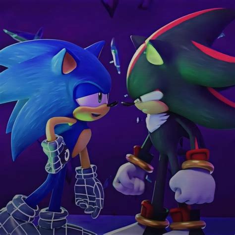 Sonic and Shadow Kissing - Fan Art