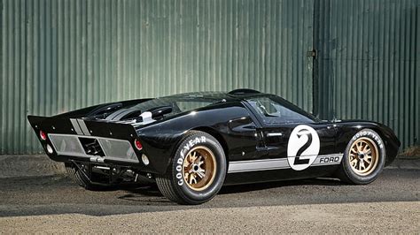 HD wallpaper: Ford, Ford GT40 Le Mans, Black Car, Race Car, Racing ...