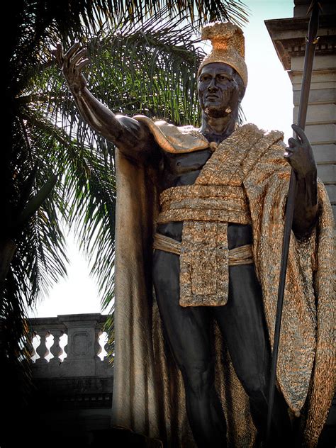 KING KAMEHAMEHA of HAWAII Photograph by Daniel Hagerman