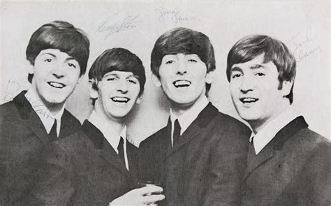 THE BEATLES | photograph signed by all four Beatles, 1964 | The Beatles ...